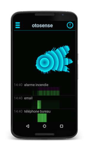 visuel représentant l'application OtoSense.